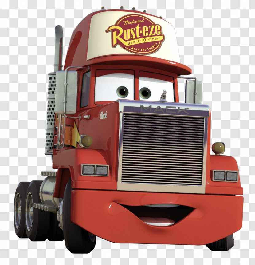 Mack Trucks Lightning McQueen World Of Cars - John Ratzenberger - Car Transparent PNG