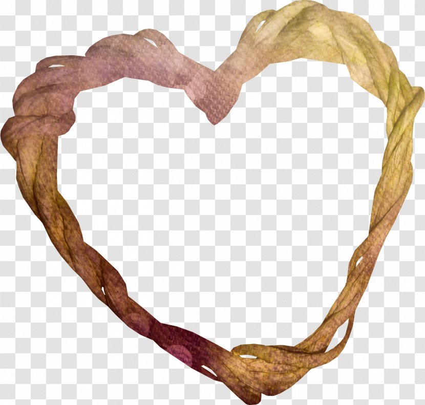 Rope Hemp Twine Clip Art - Heart Transparent PNG