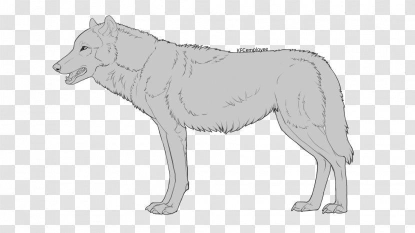 Line Art Drawing German Shepherd Dobermann Sketch - Wolf Transparent PNG