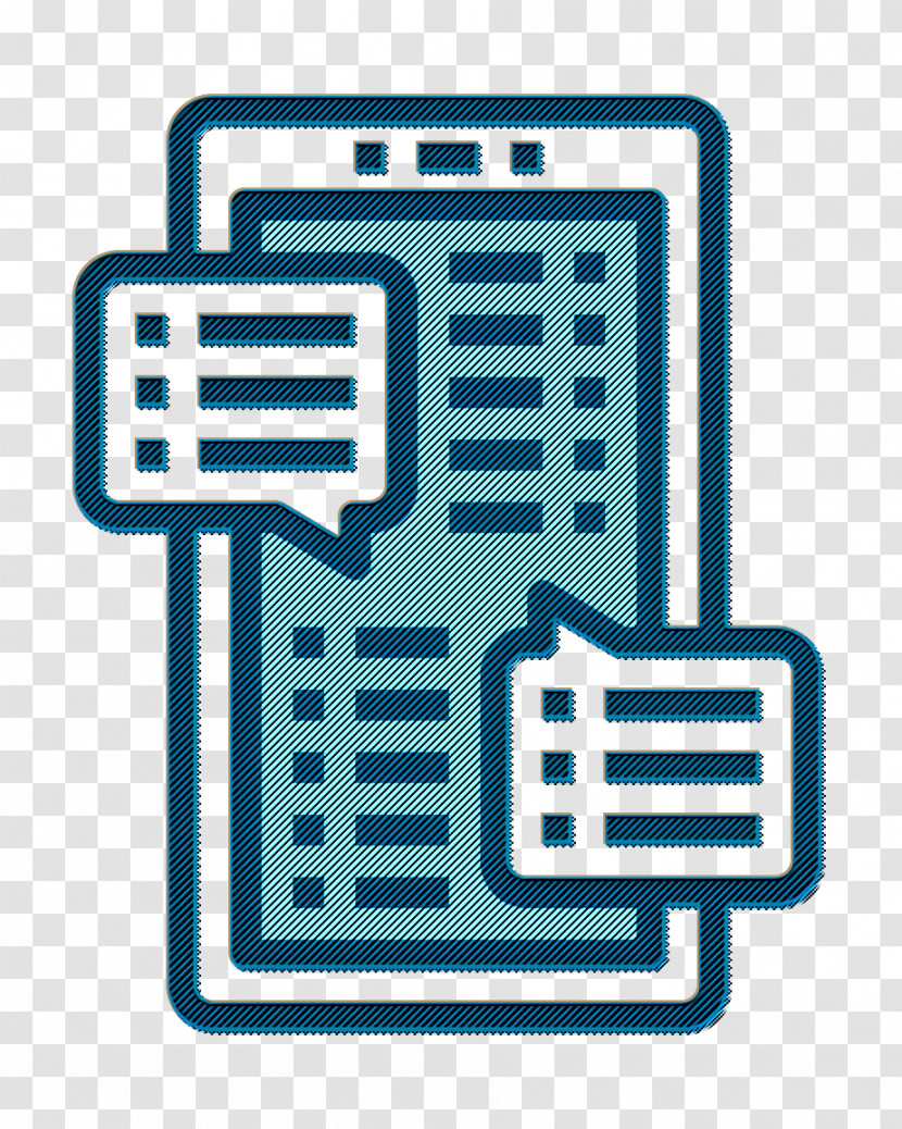 Mobile Interface Icon Message Icon Talk Icon Transparent PNG