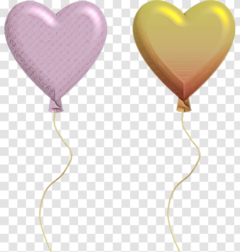 Balloon Heart M-095 Transparent PNG