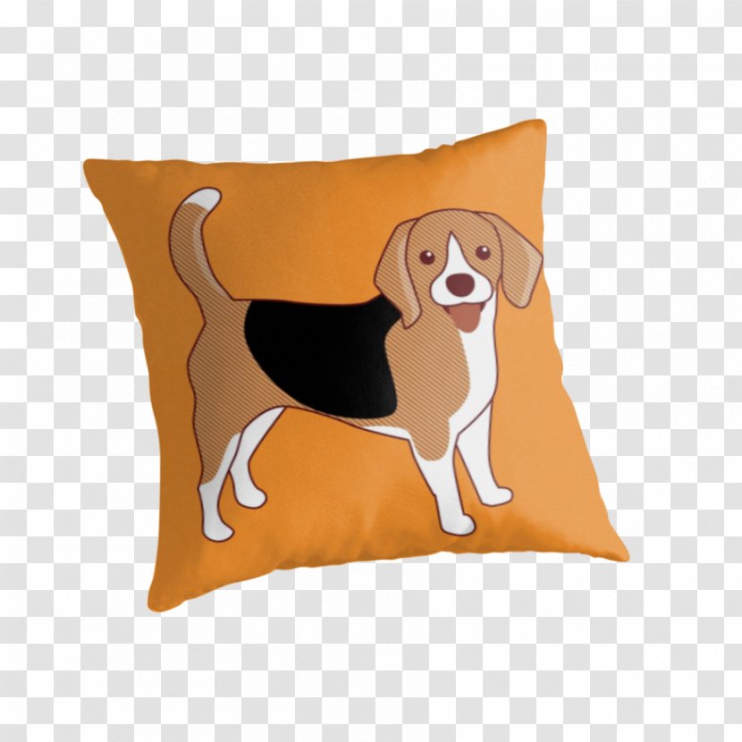 Dog Breed Beagle Throw Pillows Cushion - Pillow Transparent PNG