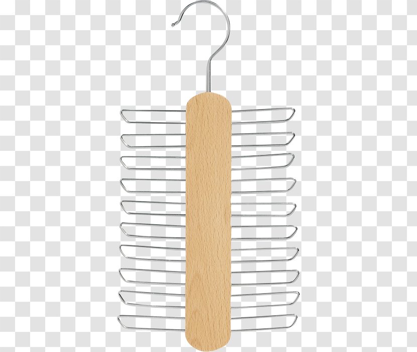 Clothes Hanger Wood Necktie Belt Scarf - Trouser Clamp Transparent PNG