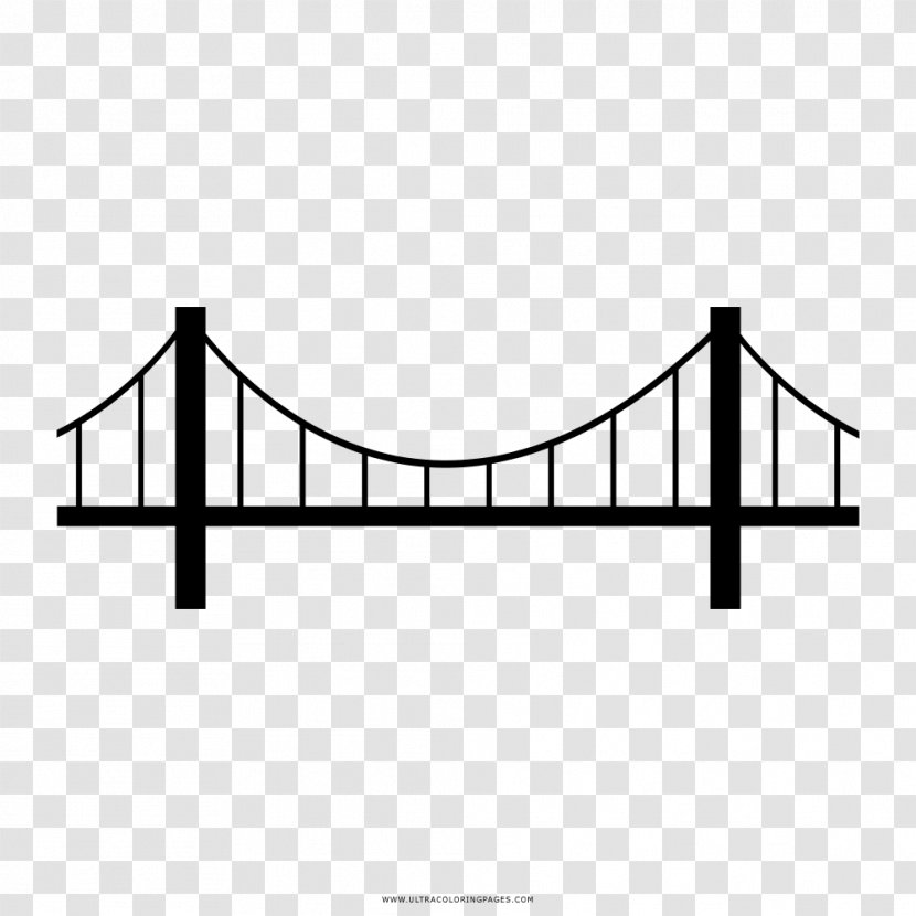 Drawing Bridge Ausmalbild Coloring Book Garbutts Bar - Iron Transparent PNG