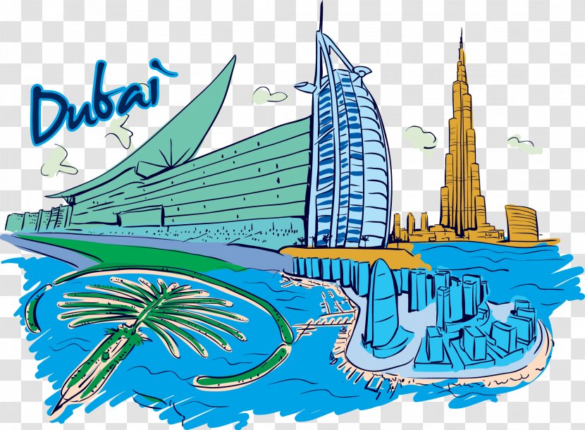 Burj Al Arab Dubai Clip Art - Ship - City Transparent PNG