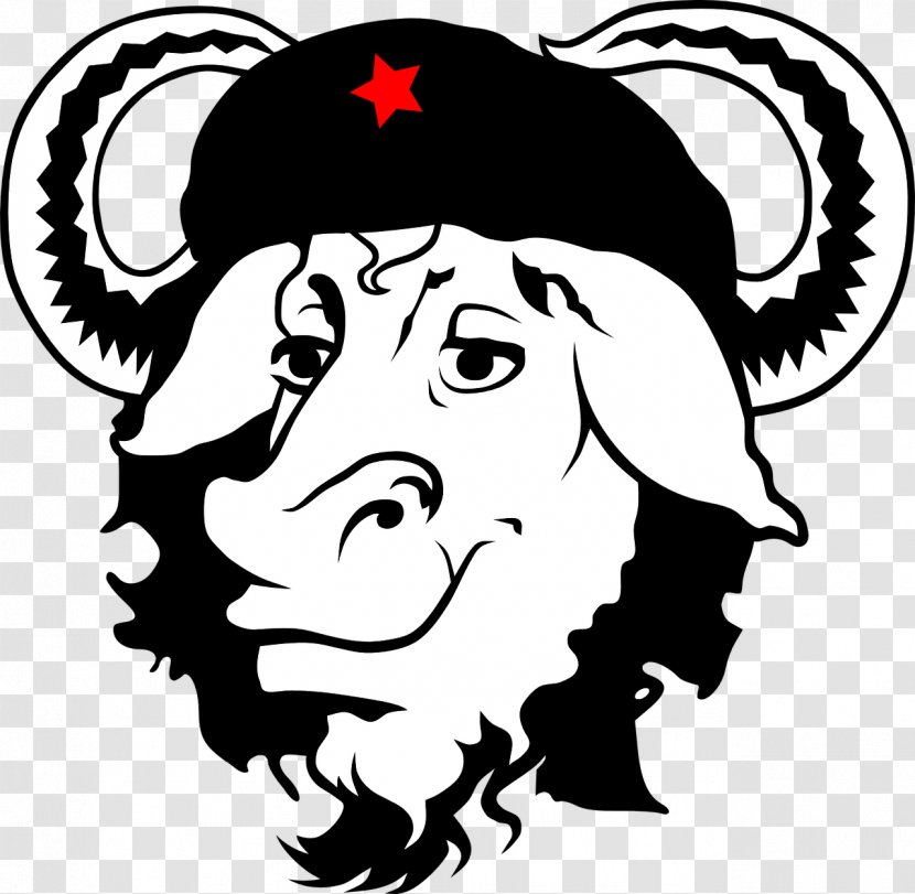Wildebeest GNU/Linux Naming Controversy Clip Art - Headgear - Che Guevara Transparent PNG