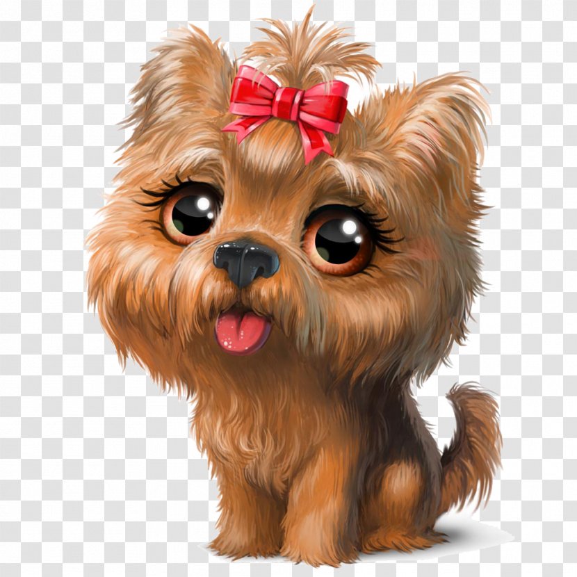 Yorkshire Terrier Puppy Cuteness Dog Grooming Clip Art - Small Transparent PNG
