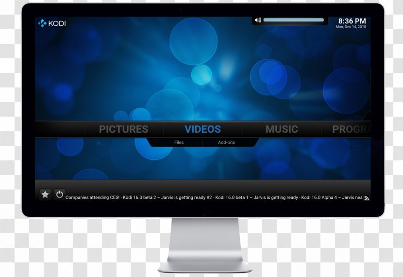 Computer Monitors Kodi Skin Software Plug-in - Electronic Device Transparent PNG