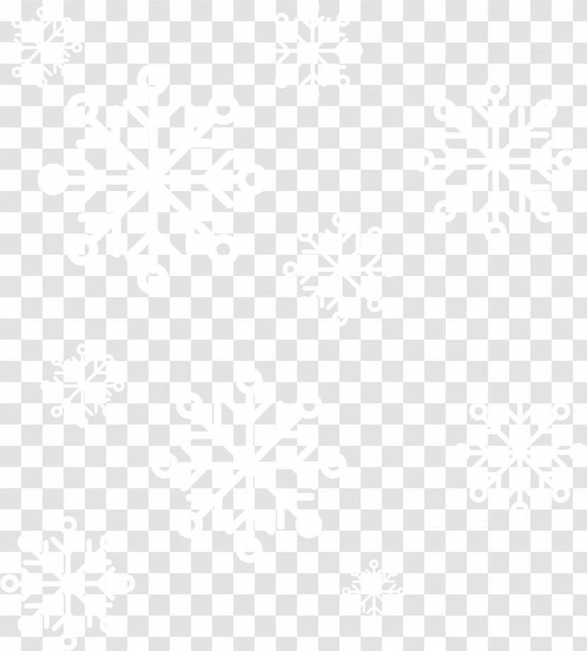 Paper - Motif - White Concise Snowflake Transparent PNG
