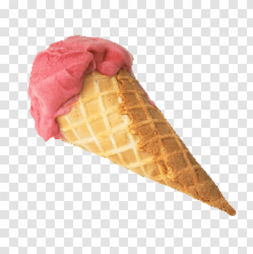 Ice Cream Sundae Waffle Clip Art - Cake - Strawberry Transparent PNG