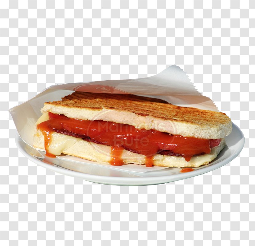 Breakfast Sandwich Ham And Cheese Fast Food - Strawberry Transparent PNG