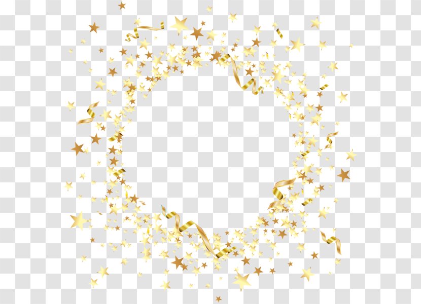 Christmas Clip Art - Gold Stars Transparent PNG