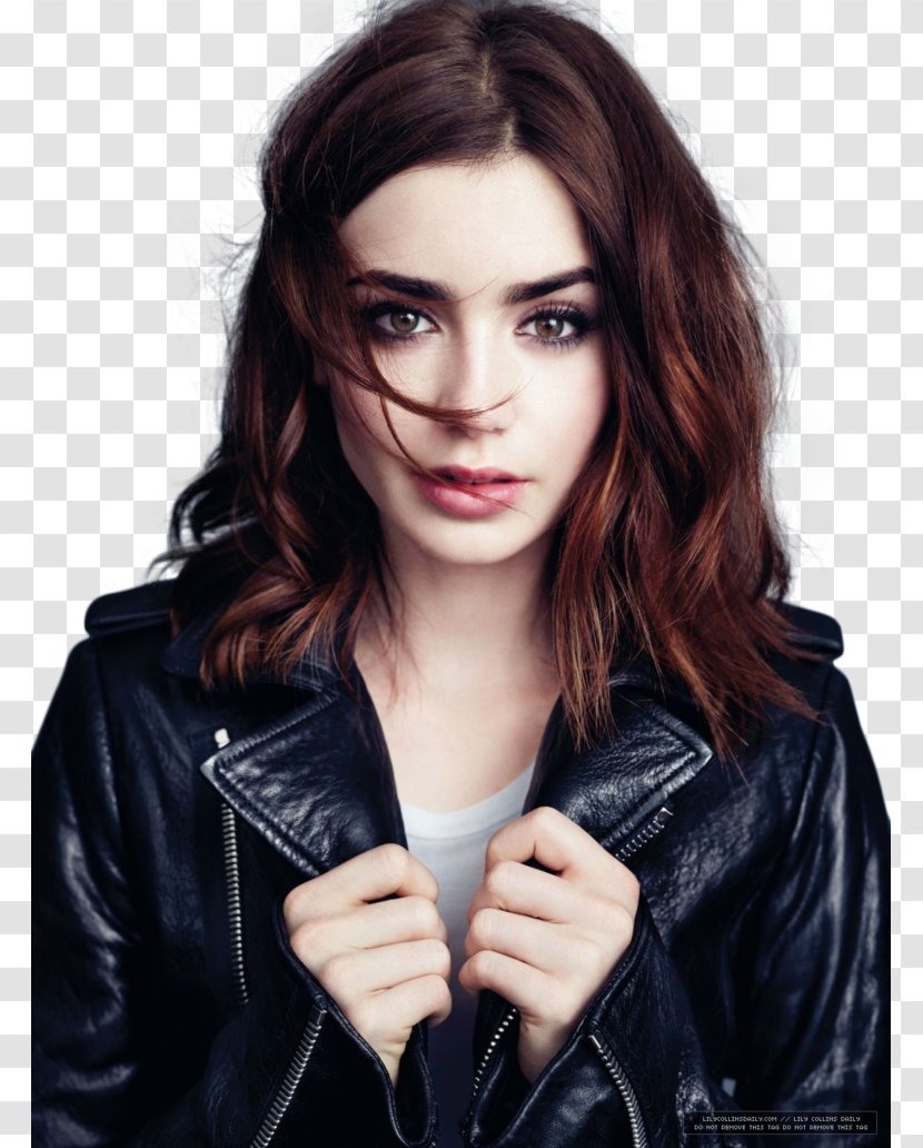 Lily Collins The Mortal Instruments: City Of Bones Clary Fray Hair Coloring Auburn - Braid Transparent PNG