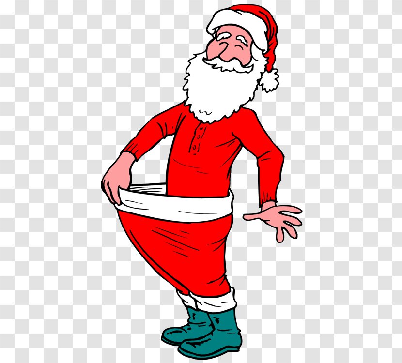 Santa Claus Exercise Weight Loss Clip Art Physical Fitness - Centre - Holiday Management Transparent PNG