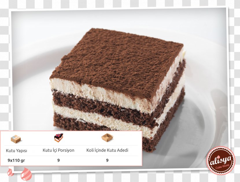 Chocolate Cake Tiramisu Brownie Praline Sponge - Cuisine Transparent PNG