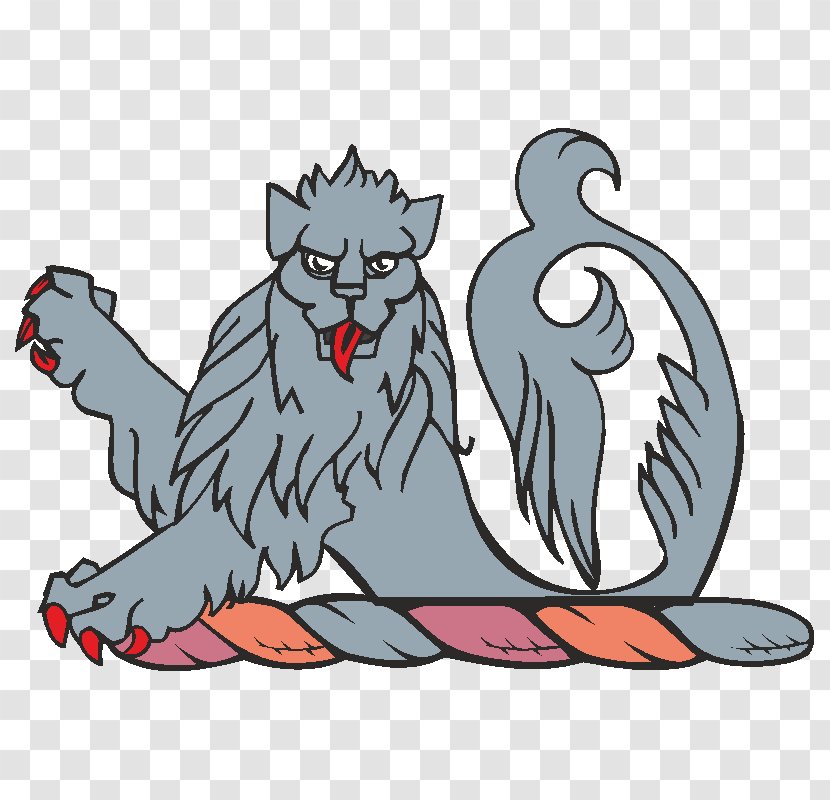 Whiskers Cat Lion Clip Art - Mythical Creature Transparent PNG
