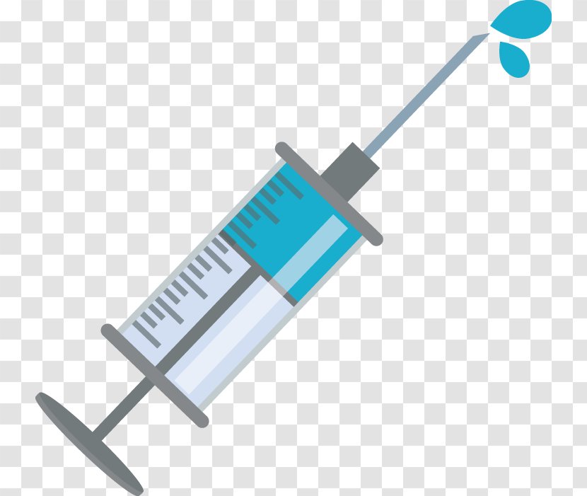 Syringe Injection Cartoon - Vector Needle Transparent PNG