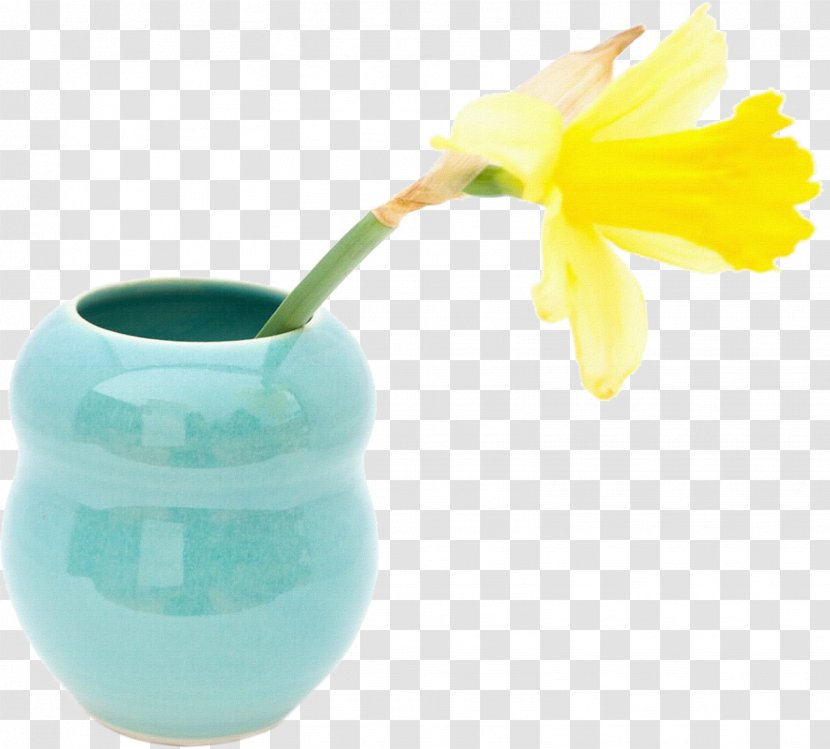 Flower Daffodil Jonquille Arbre De Pâques Clip Art - Flowerpot Transparent PNG