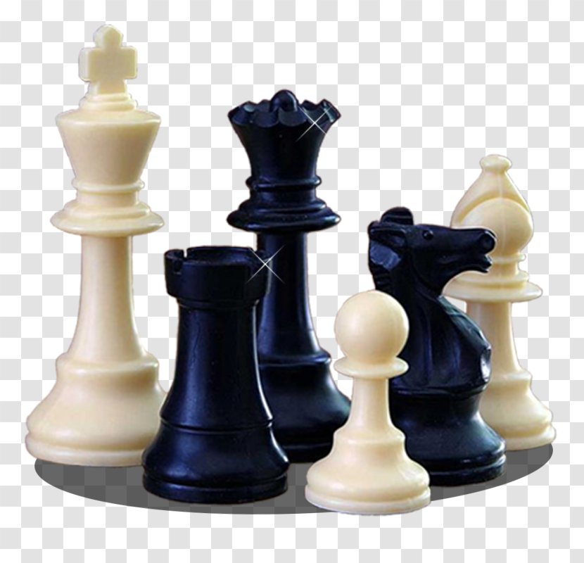 Chess Piece Pawn Rook - Indoor Games And Sports - Black White Child Transparent PNG