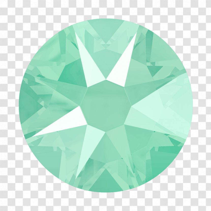 Swarovski AG Imitation Gemstones & Rhinestones Crystal Green Hotfix - Emerald - Mint Watercolor Transparent PNG