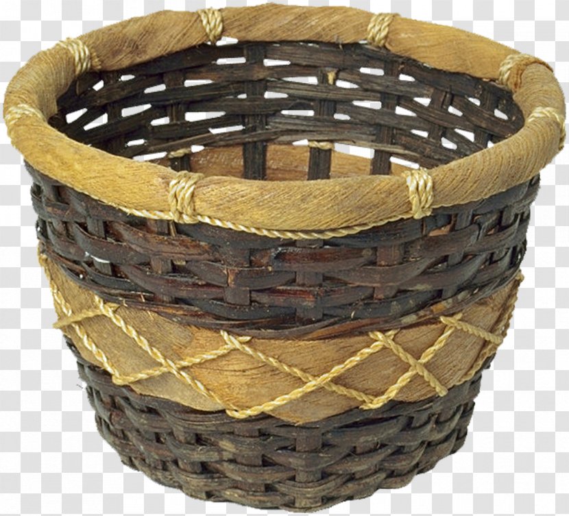 Wicker Basket Clip Art - Digital Image Transparent PNG