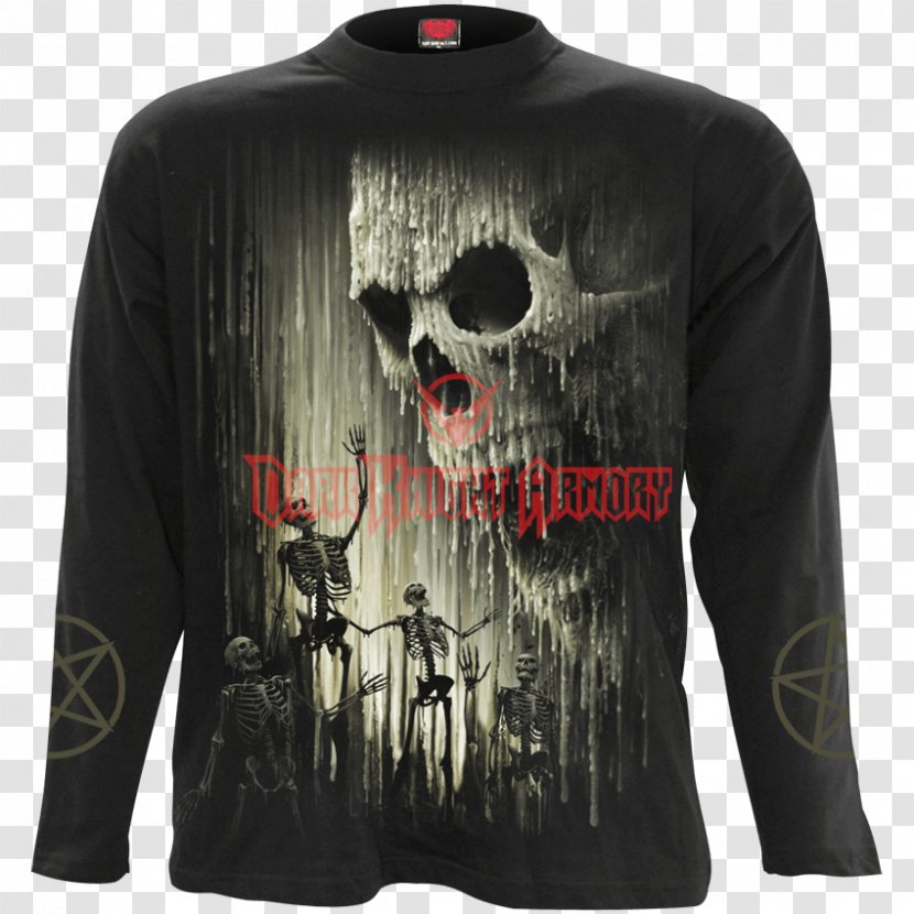T-shirt Hoodie Skull Calavera Sleeve Transparent PNG