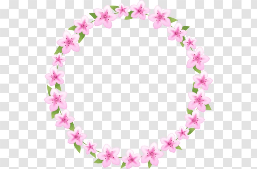 Floral Design Body Jewellery Pink M - Blossom Transparent PNG