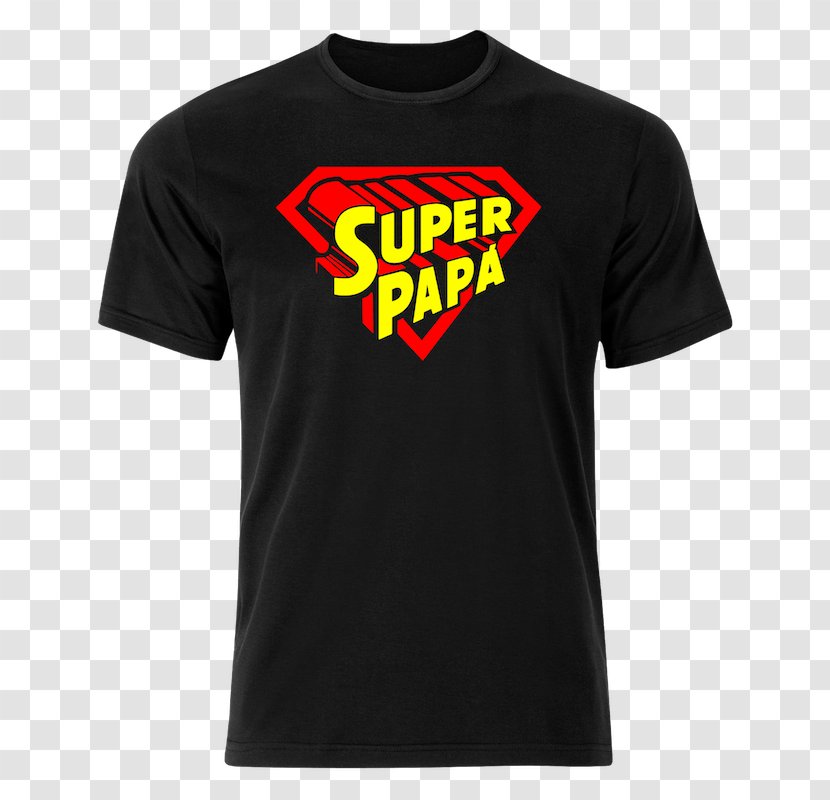 Printed T-shirt Sleeve Clothing - Accessories - Super Papa Transparent PNG
