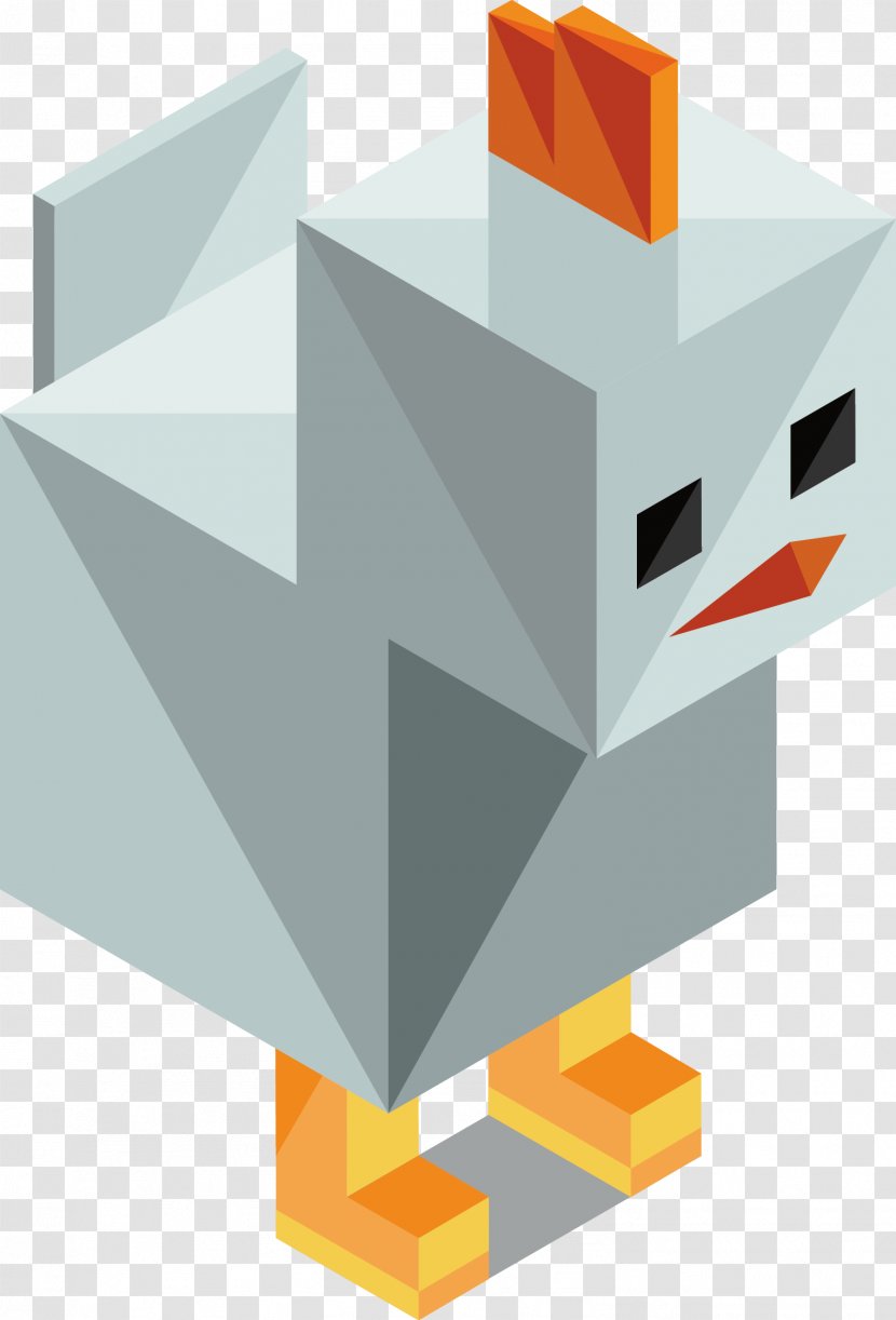 Play The Cube Robot - Flat Design - Gray Decoration Vector Transparent PNG