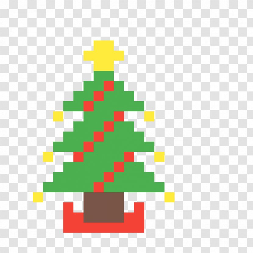 Christmas Pixel Art - Oregon Pine - Ornament Transparent PNG