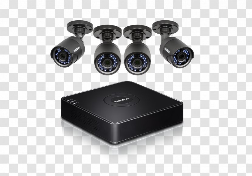 Digital Video Recorders Closed-circuit Television 1080p Surveillance - Installation - Cctv Camera Dvr Kit Transparent PNG