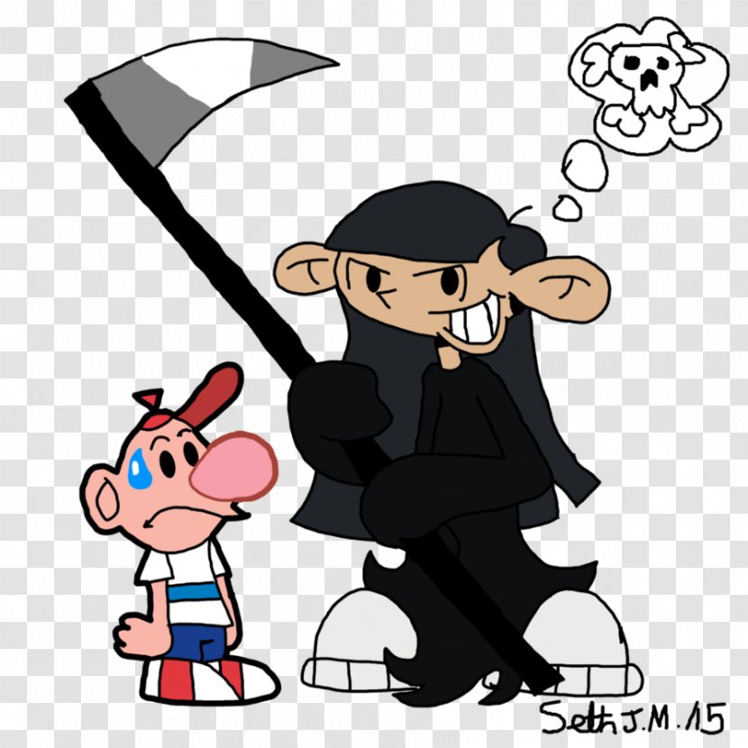 Clip Art Clothing Accessories Human Behavior Male Line - Fiction - Grim Adventures Of Billy And Mandy Transparent PNG