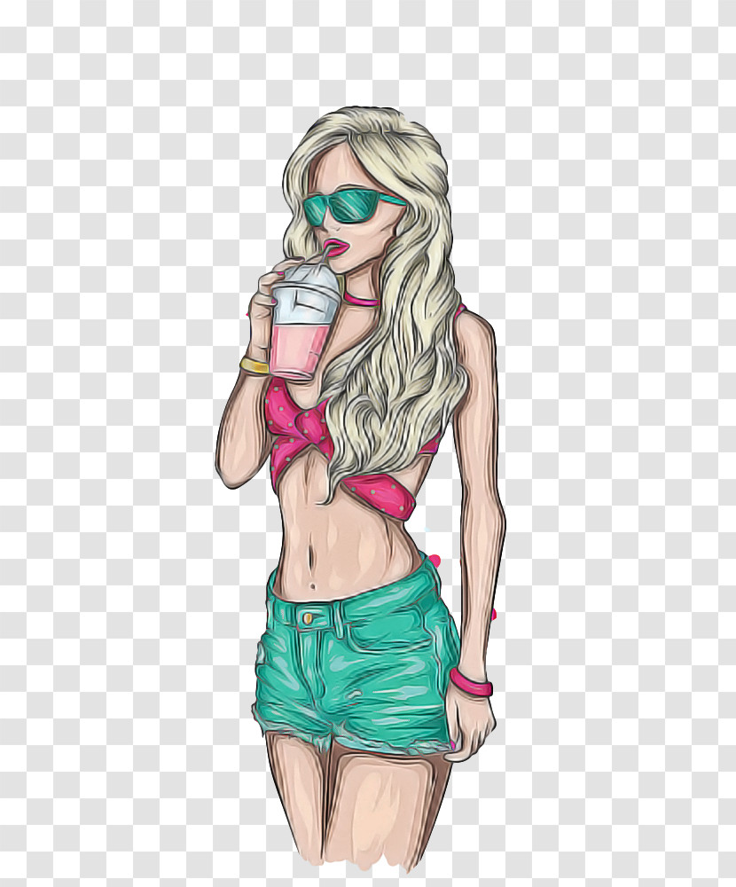 Clothing Sketch Cartoon Pink Drawing Transparent PNG