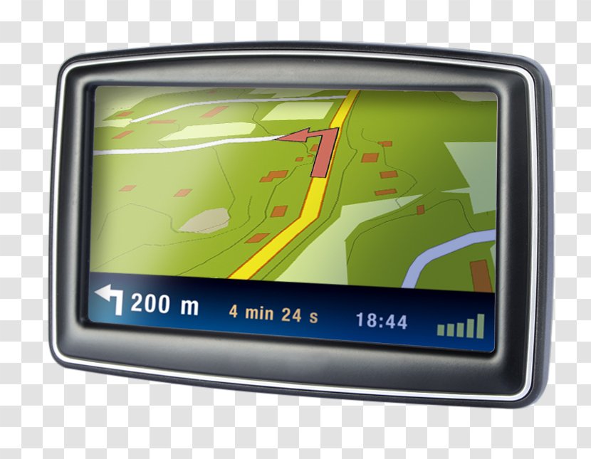 Automotive Navigation System GPS Systems Display Device - Multimedia - Gps Map Transparent PNG