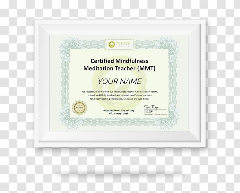 Brand Font - Text - Training Certificate Transparent PNG