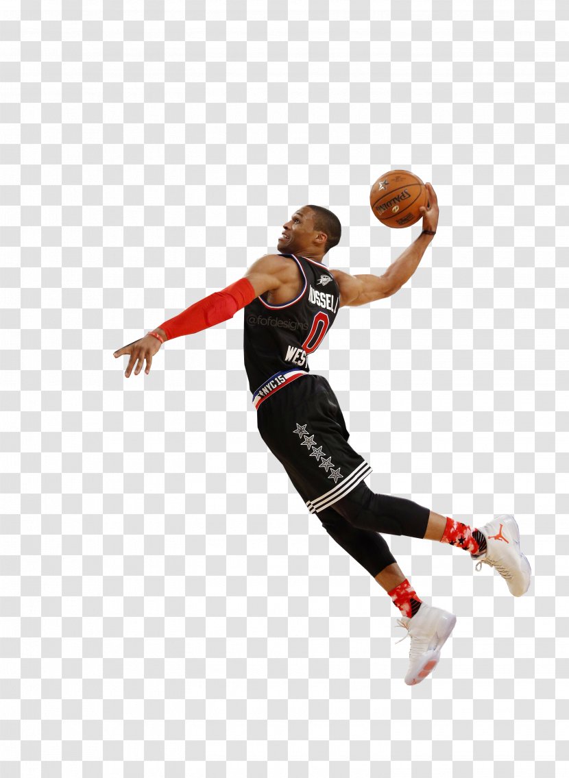Oklahoma City Thunder 2015 NBA All-Star Game Slam Dunk - Carmelo Anthony - Russ Transparent PNG