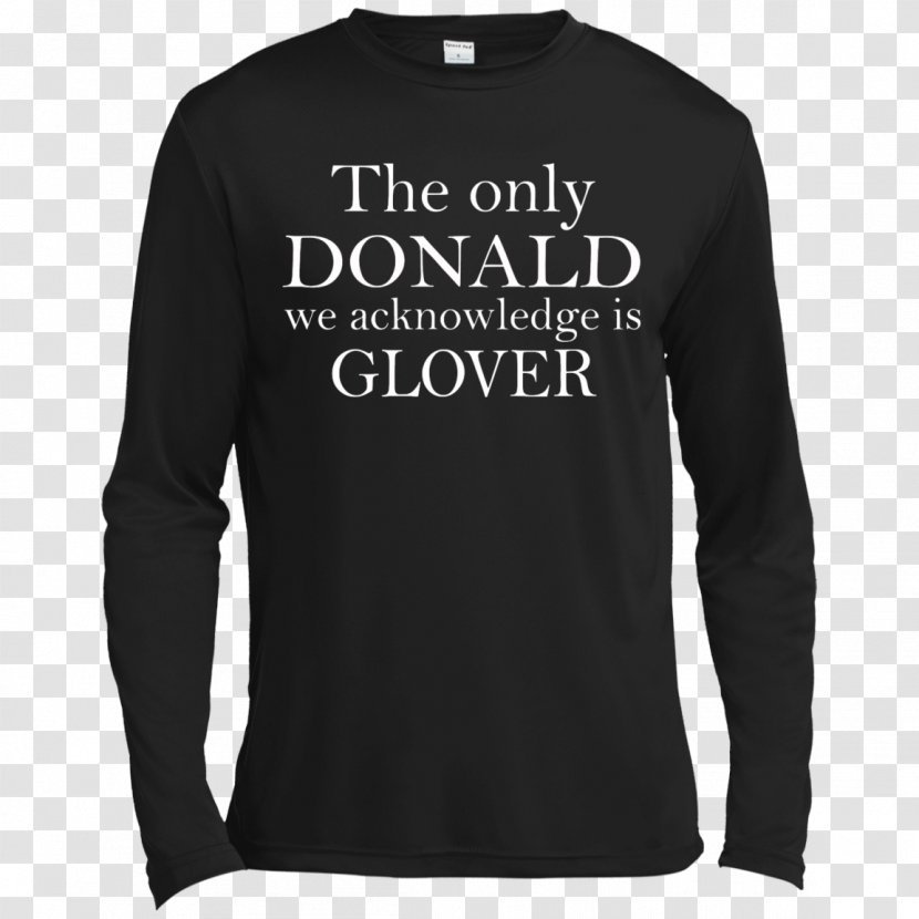 Long-sleeved T-shirt Sweater - T Shirt - Donald Glover Transparent PNG