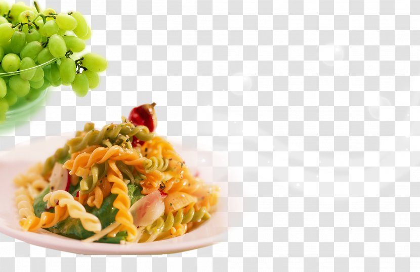 Korean Cuisine Chinese Dinner Food Wallpaper - Spaghetti - Western Grape Pasta Transparent PNG