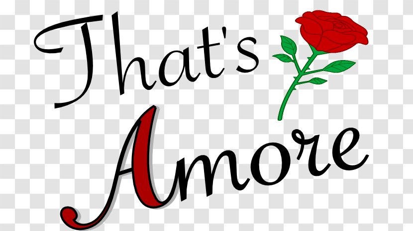 That's Amore Love Song Floral Design Clip Art - Chand Raat Transparent PNG