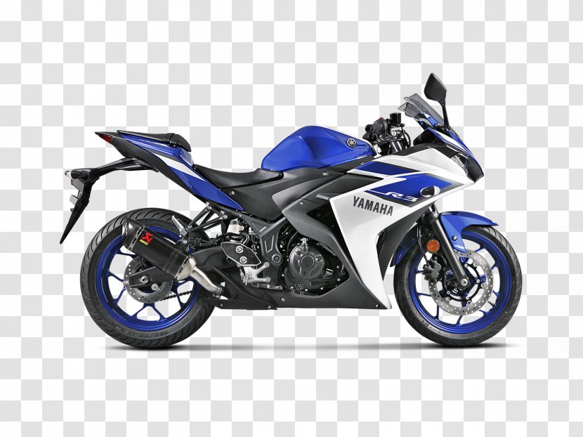 Yamaha YZF-R3 Exhaust System R 3 Motorcycle - Mt03 Transparent PNG