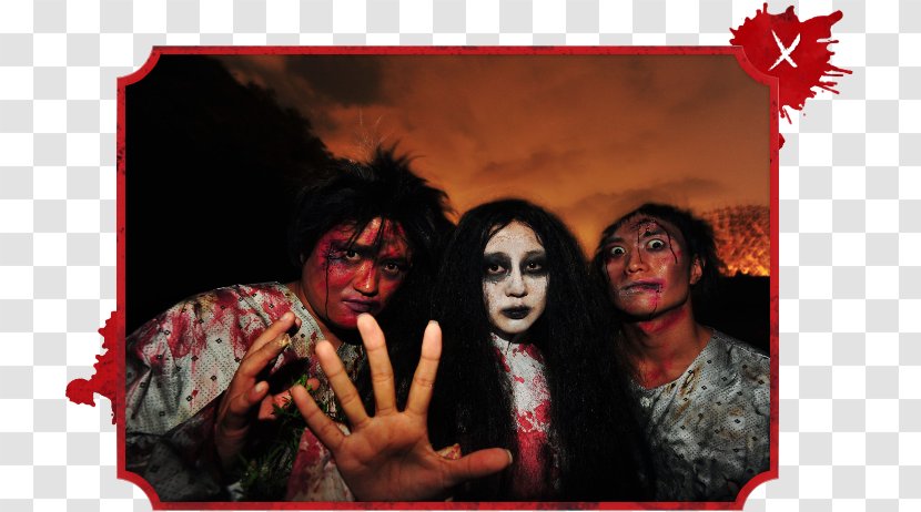 Lotte World Everland Korean Folk Village Horror Fiction Ghost - Silhouette - Night Transparent PNG
