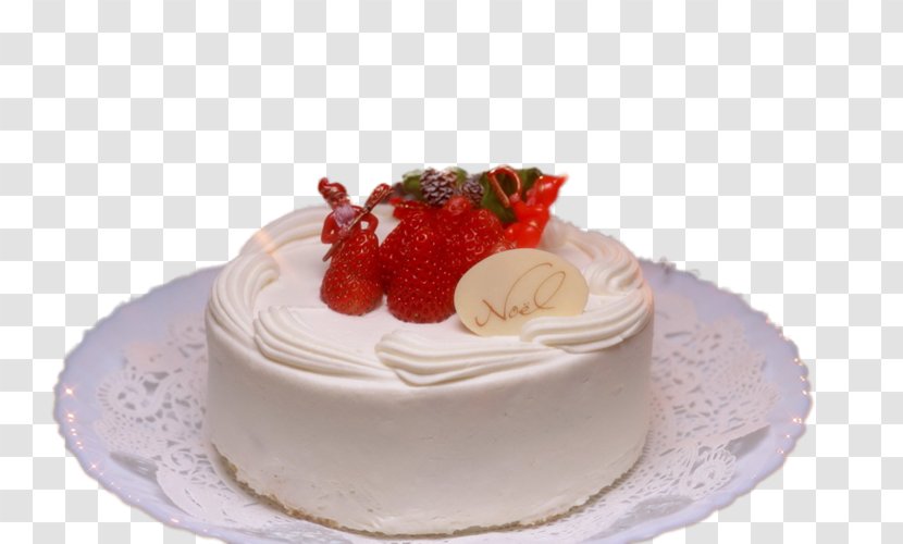 Cheesecake Bavarian Cream Mousse Pavlova - Strawberry - Cake Transparent PNG
