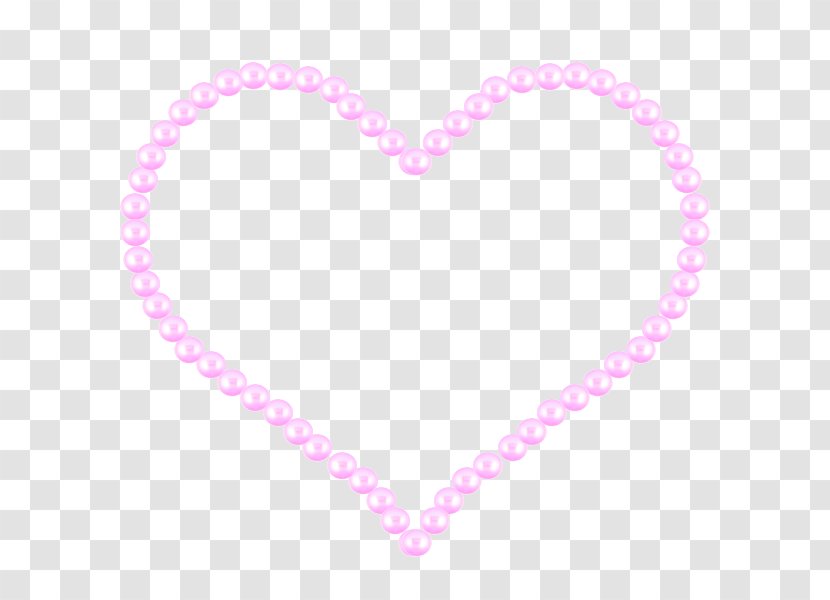 Imitation Pearl Pink M Necklace Font Transparent PNG