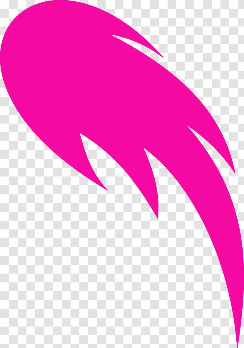 Pink M Leaf Line Clip Art - Wing Transparent PNG