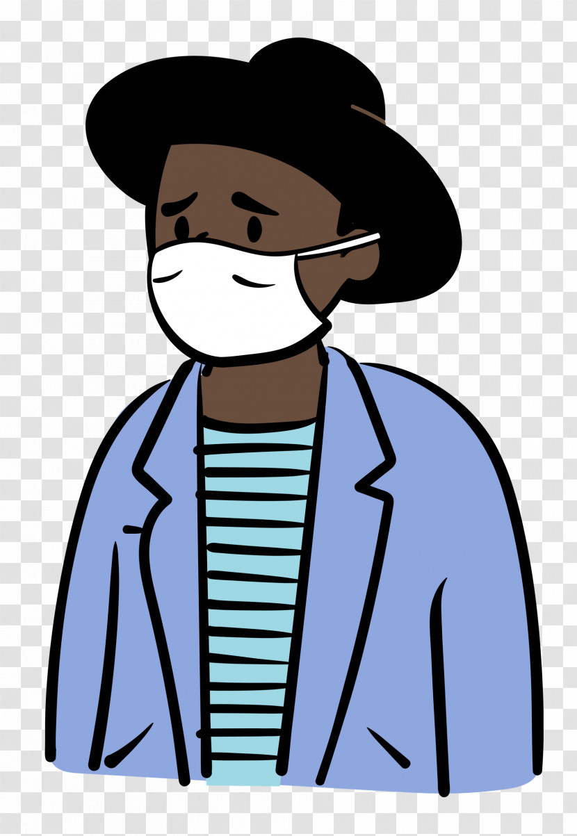 Man Medical Mask Coronavirus Transparent PNG