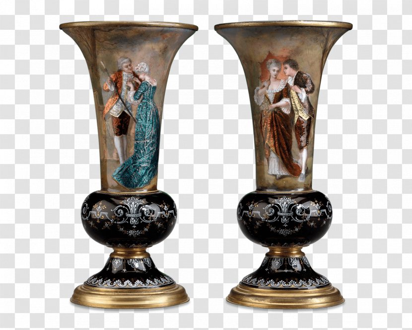 Vase Ceramic Glass Urn - Antique Transparent PNG