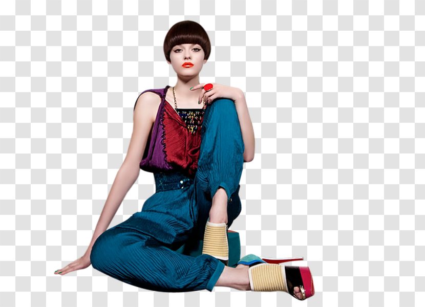 1960s Fashion Photography Model - Shoe Transparent PNG