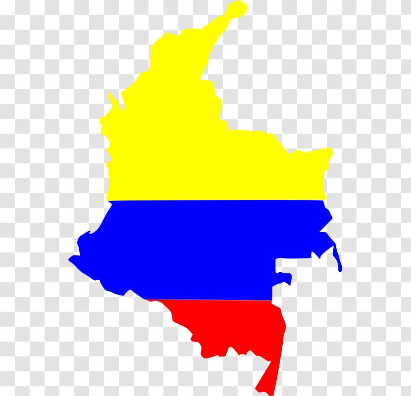 Flag Of Colombia Map Stock Photography Transparent PNG