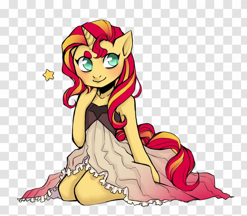 Sunset Shimmer Pony Cutie Mark Crusaders Drawing Equestria - Tree - Watercolor Transparent PNG