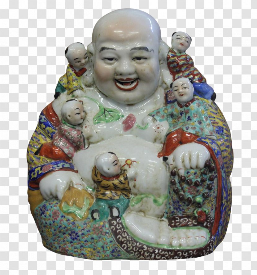 Canton Porcelain Statue Figurine Child - Lawn Ornament - Chinese Transparent PNG